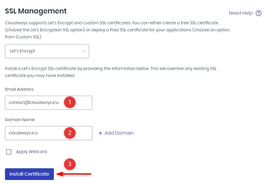 Cloudways SSL证书安装失败、不自动续期怎么办？Let's Encrypt安装、续期和排查（图 2）