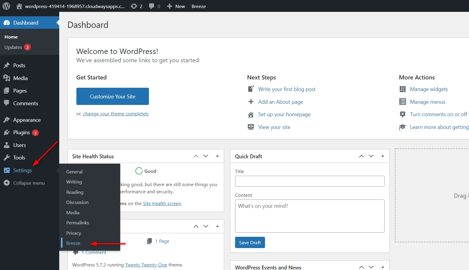 Cloudways上能用WP Rocket吗？和Breeze怎么选、能不能同时装、怎么配置（图 1）