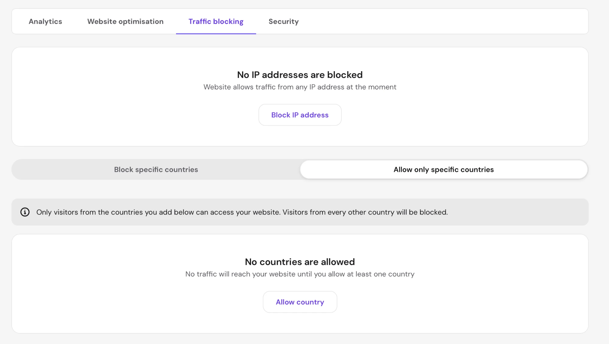 Hostinger怎么屏蔽或只允许某个国家访问网站？（图 3）
